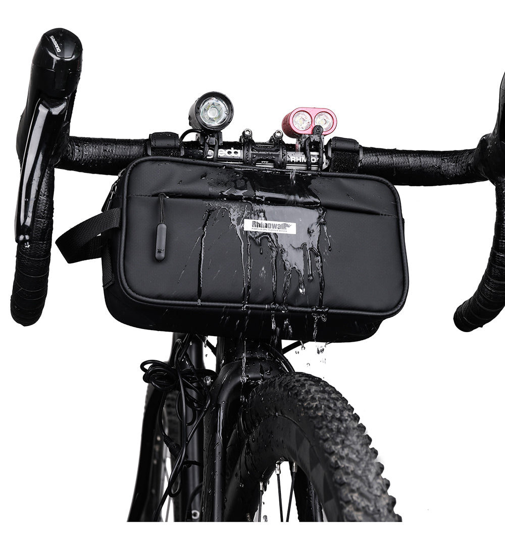 West Biking Bike Handlebar Bag, Multifunctional Mountain Bike Crossbar  Front Bag Road Bike Basket Bicycle Frame Bag Waist Shoulder Bag 